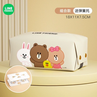 Interior, Creative and Cute Cartoon – Car tissue box/set - line-family