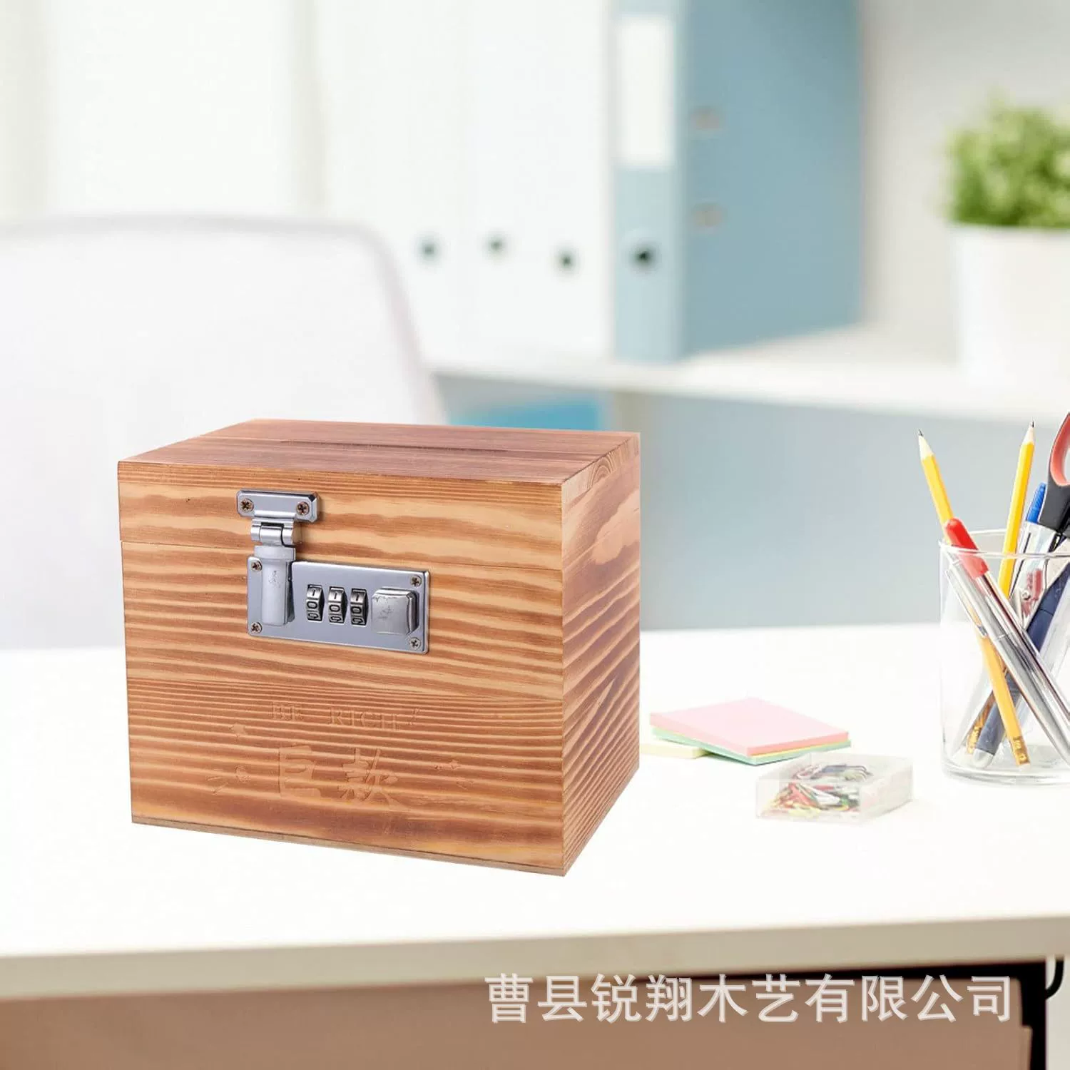 Трансграничная деревянная коробка с паролем, откидная детская деревянная коробка для хранения карманных денег, простые аксессуары для дома, деревянная коробка для ювелирных изделий