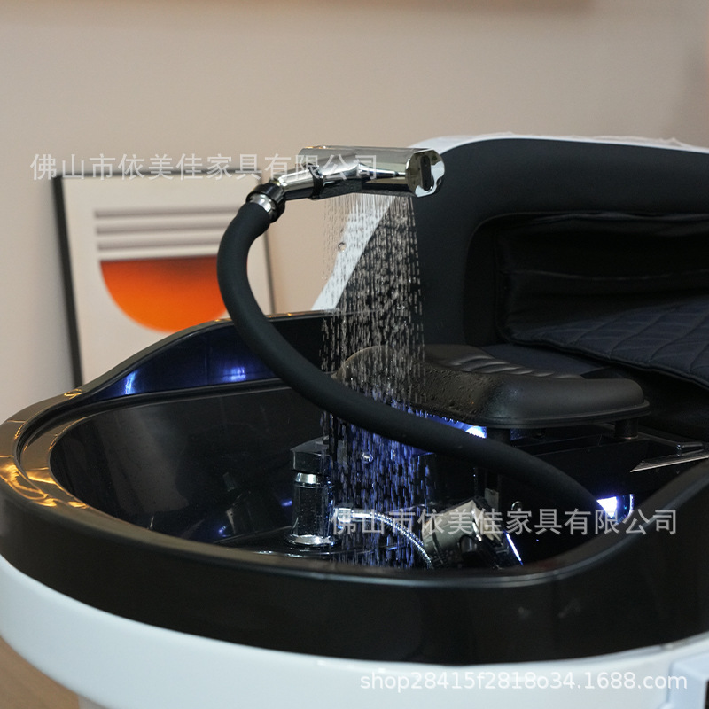 Cama de lavado de cabello, cama de tratamiento de cabello especial, salón de belleza de circulación de agua, fumigación, masaje eléctrico, spa, cama de lavado de cabello.