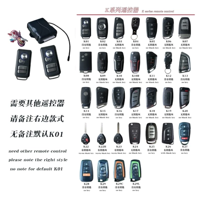 Kaiqisheng Car Remote Control Car anti-theft device - keyless-entry-with-k-remark-number-remote-control