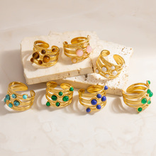 �羳���P䓽�ָ18K��߼���С���Ƕ������Ȼʯʳָ��͹�ָ�h