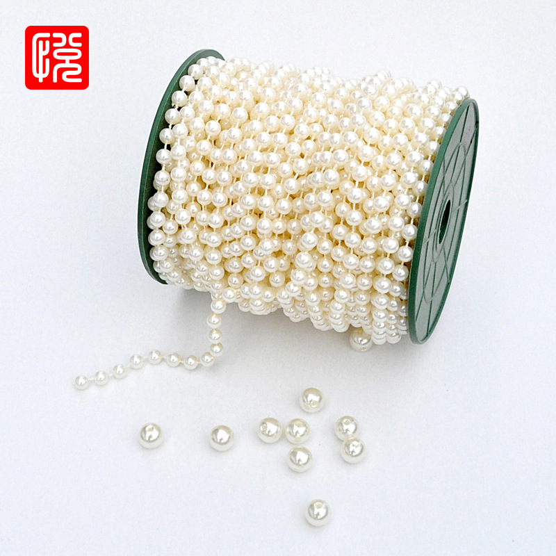 悦隐花艺珍珠链小香风婚礼甜品台圣诞节蛋糕礼品鲜花装饰头饰服饰