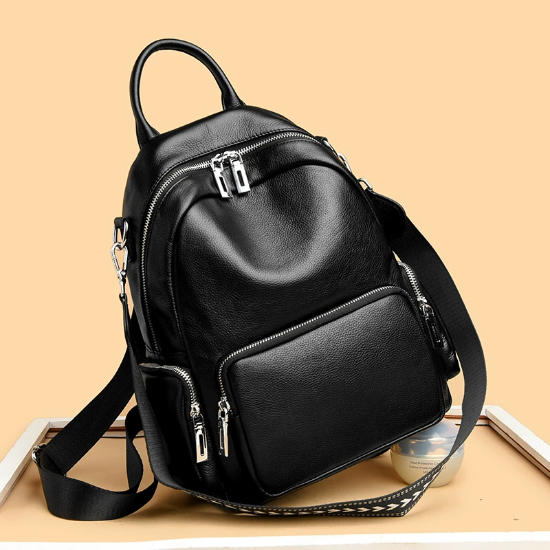 (Cross-border trading), leather backpack, capacious shoulder bag, cowhide, genuine leather
