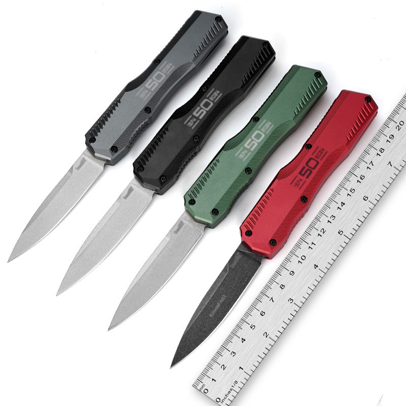 外贸热销卡秀9000铝合金手柄多功能户外求生锋利折刀EDC潜水小刀