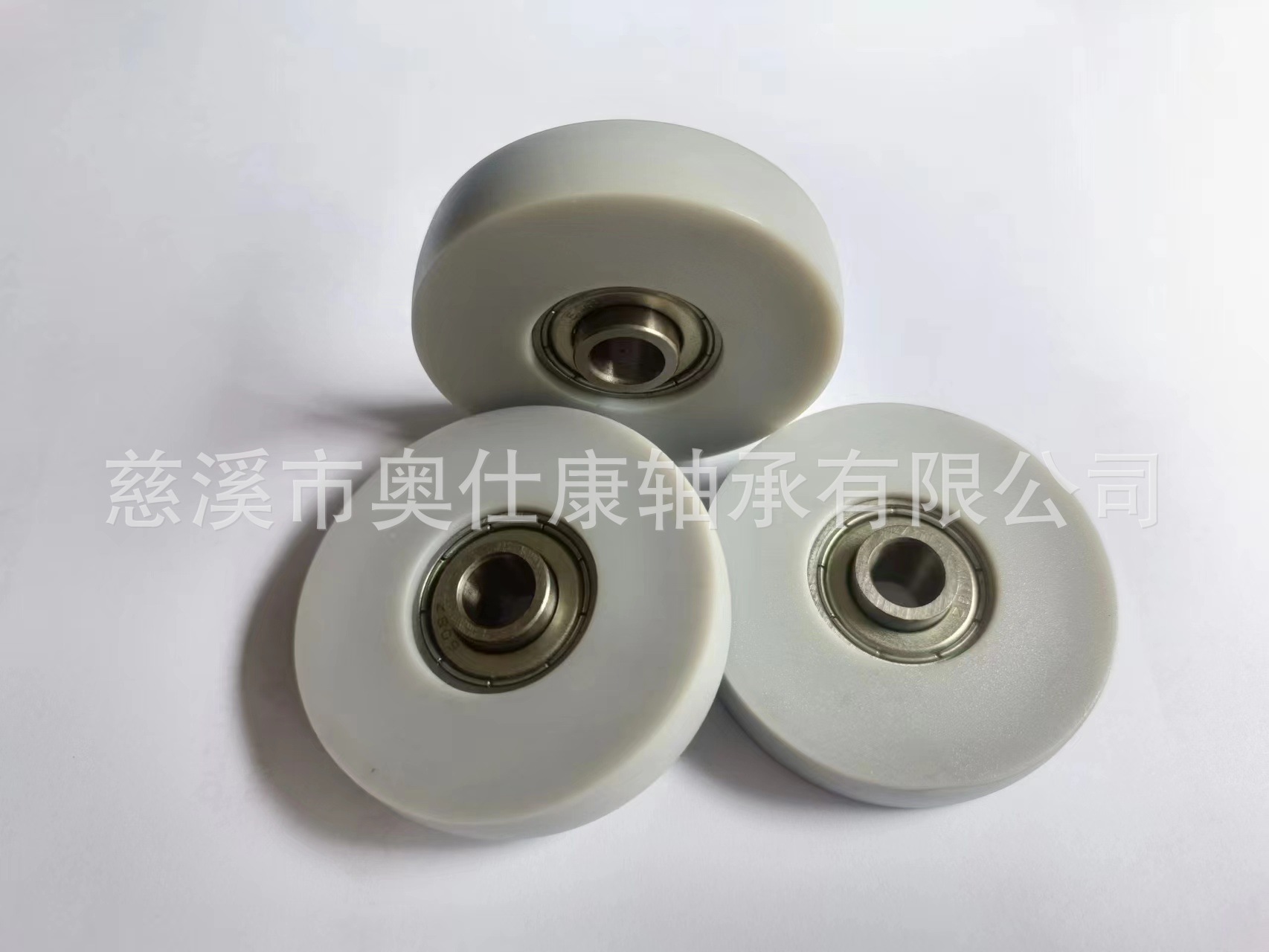供宠物跑步机专用滑轮608ZZ双凸包聚氨酯
