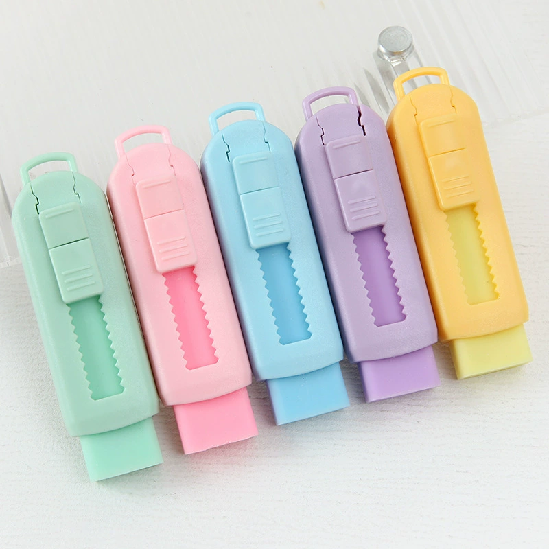 Cartoon Eraser Set — Multi-design Push‑Pull & Novelty Erasers, School Stationery Pack
