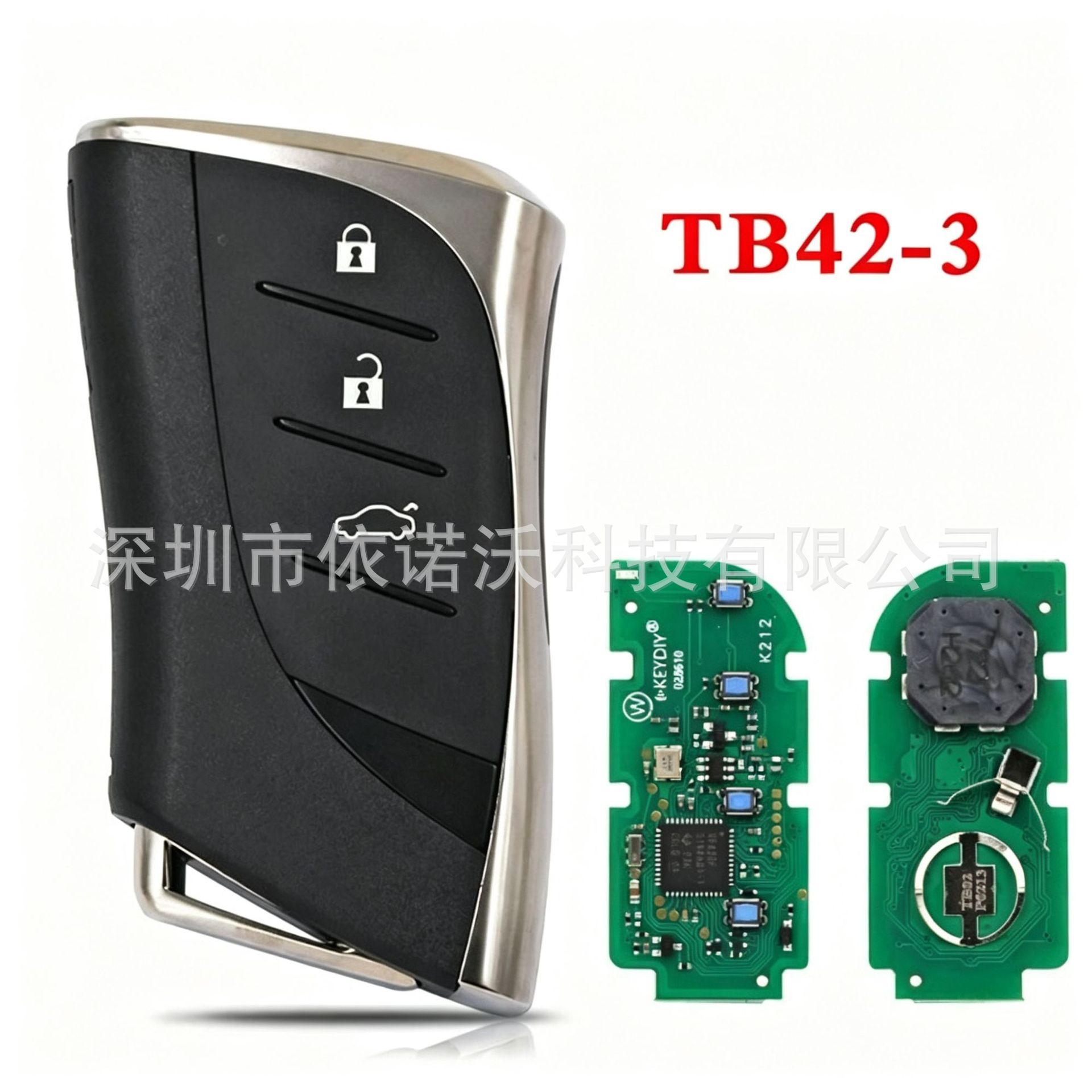 KEYDIY KD TB42-3 TB42-4 TB Remote Control Car Key Sub-Device Universal Overseas Version