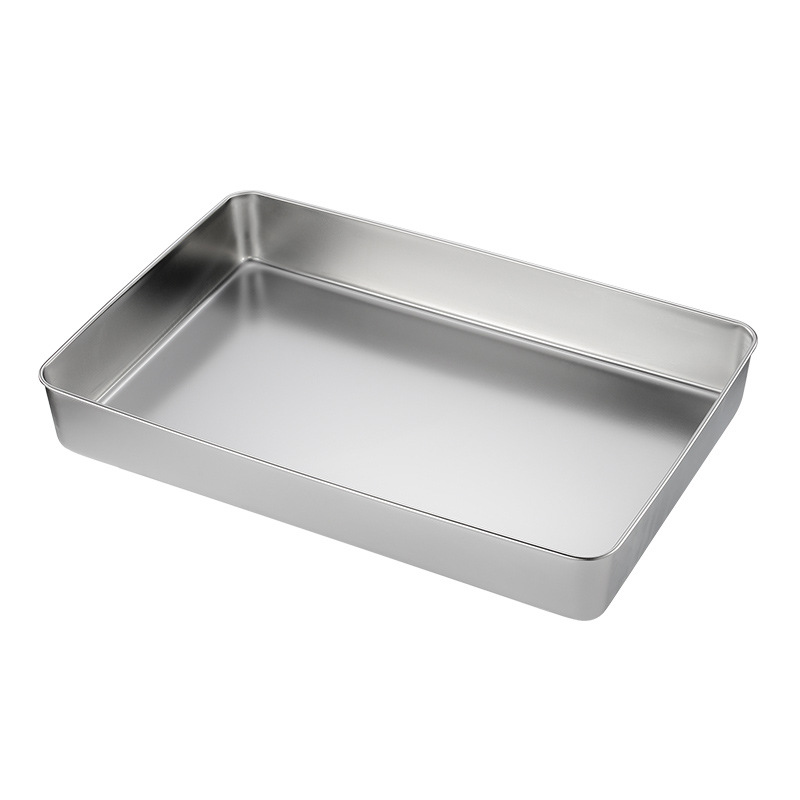 9CQ6提拉米苏盒子模具蛋糕盒容器半岛铁盒不锈钢冰粉摆摊托盘烘焙