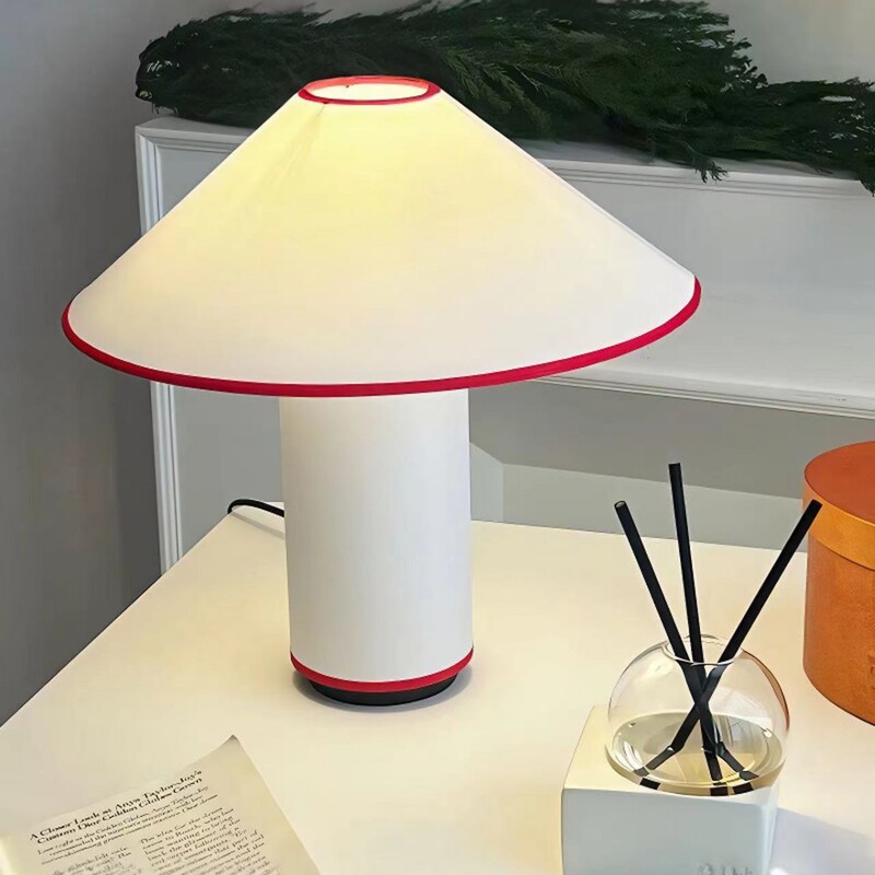 Nordic Denmark Cool Style Minimalist Hat Table Lamp Atmosphere Lamp Study Lamp Living Room Bedroom Creative Designer Decoration