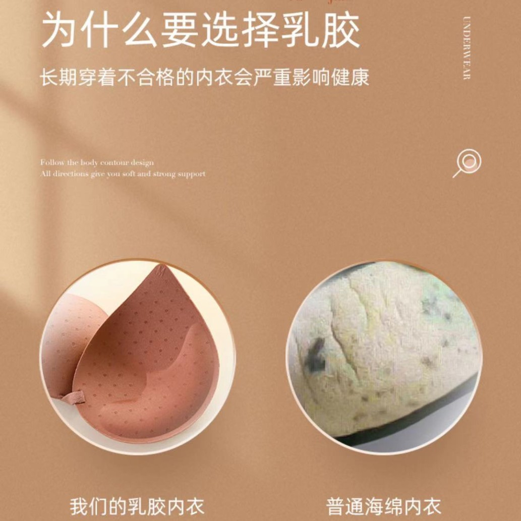 Venta directa de fábrica comercio electrónico transfronterizo Sudeste de Asia Vietnam Tailandia damas sin costuras sujetador de recogida lateral cómodo