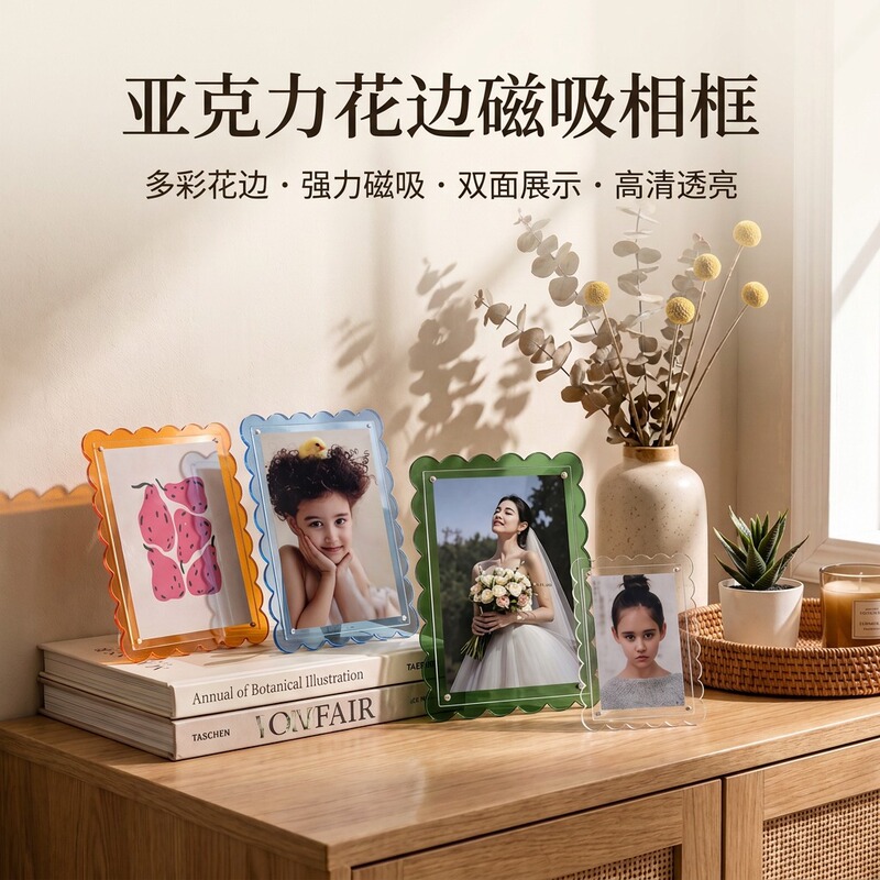 Acrylic Display Stand Magnetic Photo Frame Creative Lace Picture Frame Creative Photo Frame Acrylic Photo Frame Acrylic Display Stand Magnetic Photo Frame Creative Lace Picture Frame Creative Photo Frame Acrylic Photo Frame
