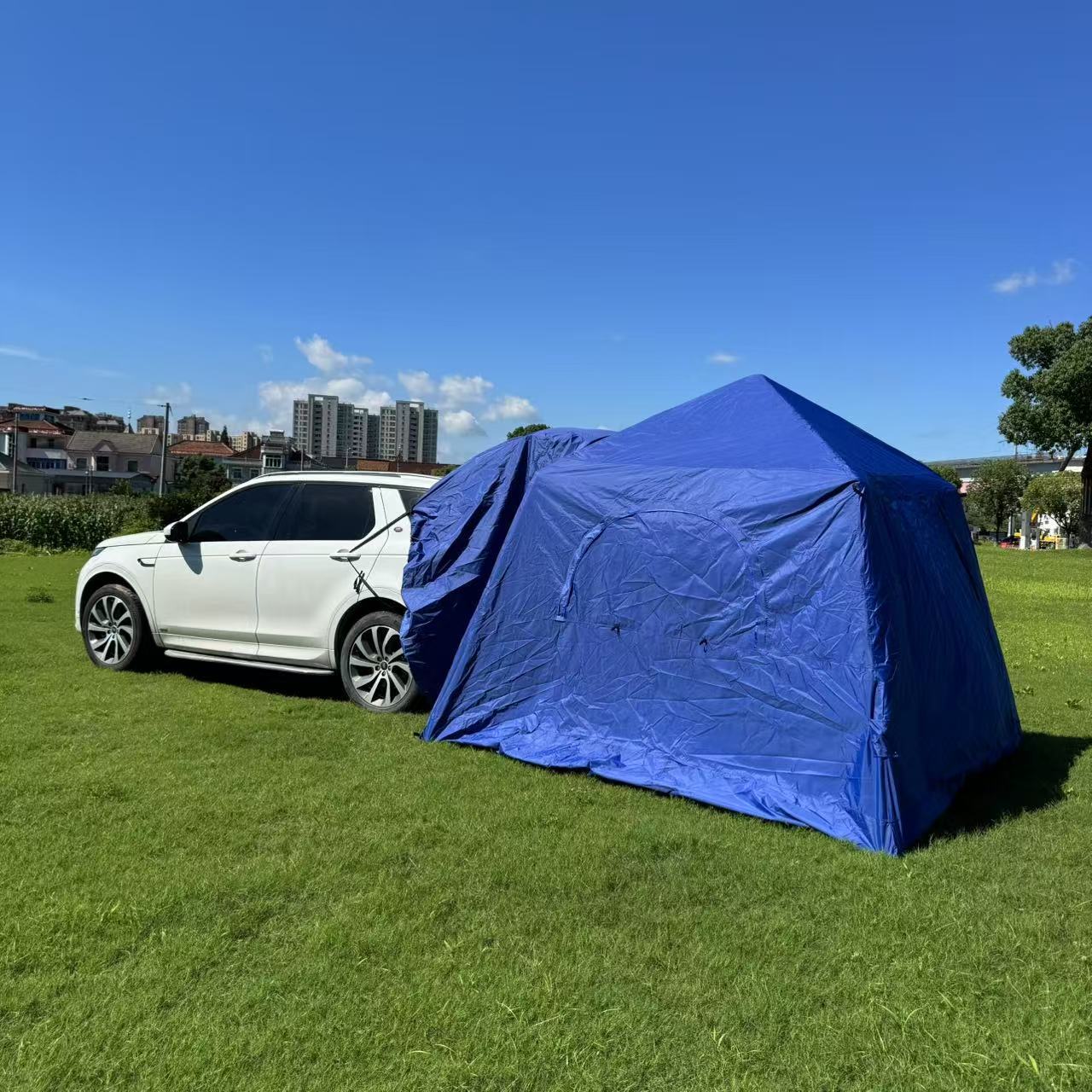 Inflatable Car Rear Tent for Self-Driving Camping, Rear Extension Tent for Overnight Use, Rainproof Suv Car-Mounted Expansion Tent