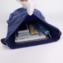 Double-Shoulder Bag with Buckle Drawstring, Unisex Large Capacity Fitness Sports Basketball Football Bag Travel Lightweight Waterproof Backpack