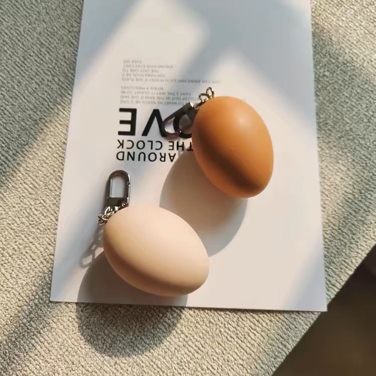 CL72仿真鸡蛋钥匙扣新款男女书包挂件个性食物趣味搞怪饰品挂饰