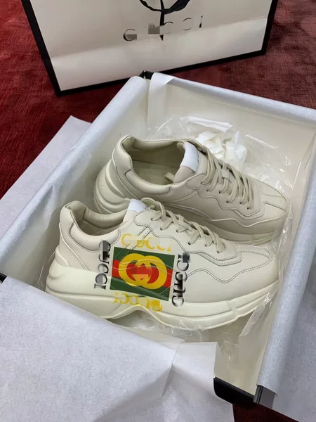 Pure Original g Brand High Version Dad Shoes Thick-Soled Genuine Leather Height-Increasing Sports Casual Men's Shoes Couple Versatile Height-Increasing Women's Shoes
