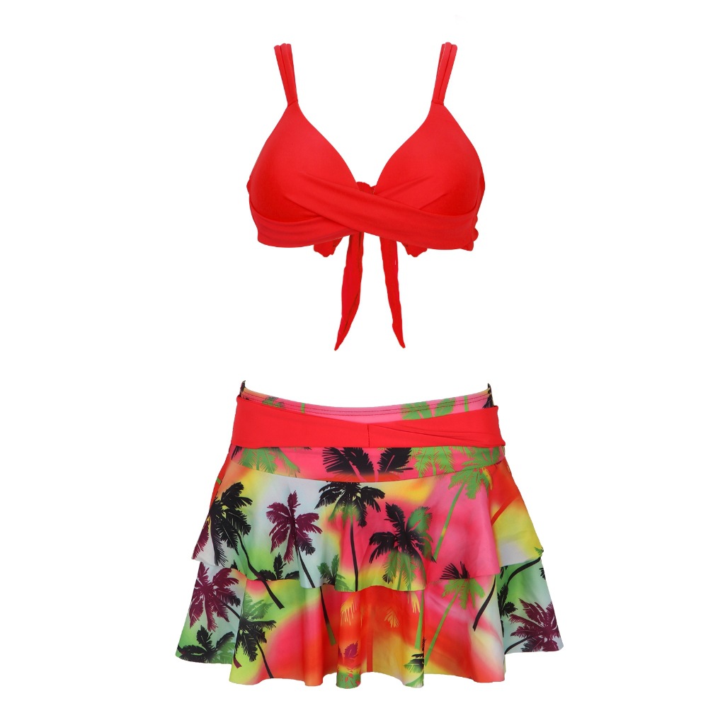 Mujeres Floral Ditsy Juego De 3 Piezas Bikinis Traje De Baño display picture 13