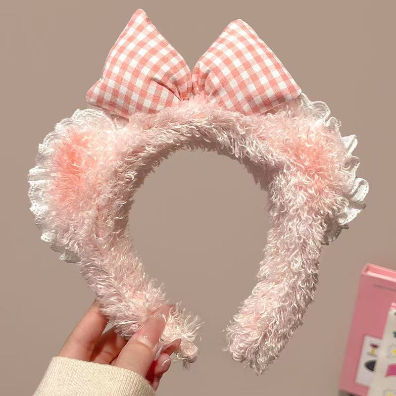 Maid Sweetheart Bowknot Encaje Rosa
