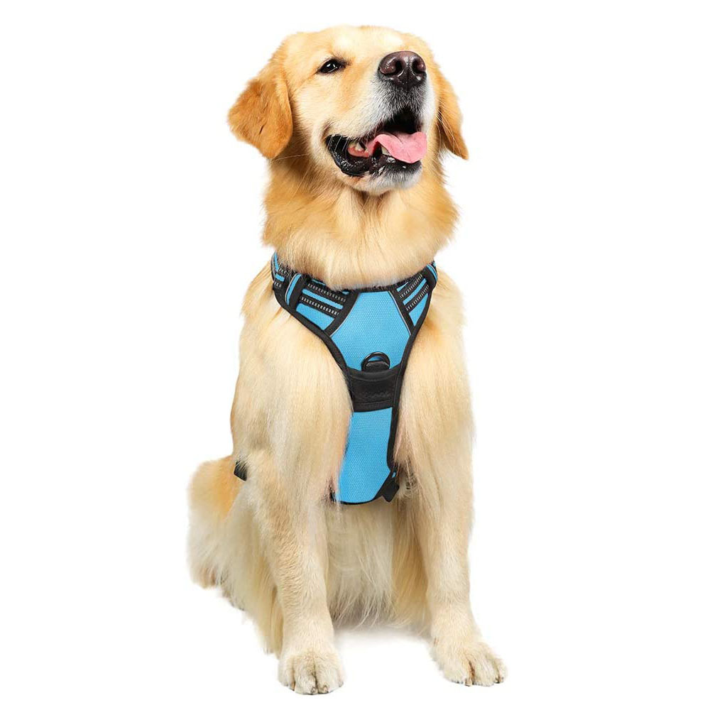 狗狗背心式狗绳背带式牵引绳 反光中大型防爆冲宠物狗胸带