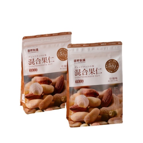 Fujino Confectionery Mixed Nuts Assorted Flavor New Year's Goods Healthy Nutritional Nuts Dried Fruit Office Snacks Wholesale