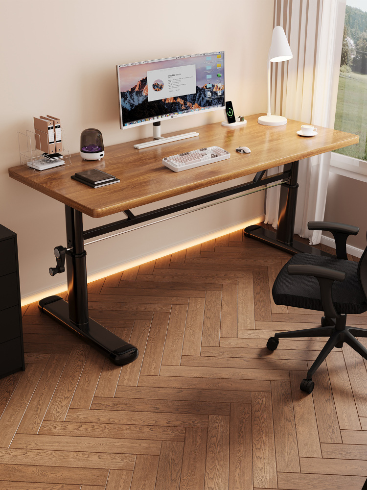 Lift Computer Desk Bedroom Home Student Desk Learning Writing Desk Office Desk E-Sports Table Rectangular Workbench