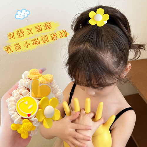Children's hair accessories hair band cute baby hair rope little girl rubber band girl's headband cartoon headwear wholesale Korean version