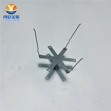 充电宝喷涂夹具圆底座配2.2钢线 珠子珍珠高脚不挡油喷漆治具V线