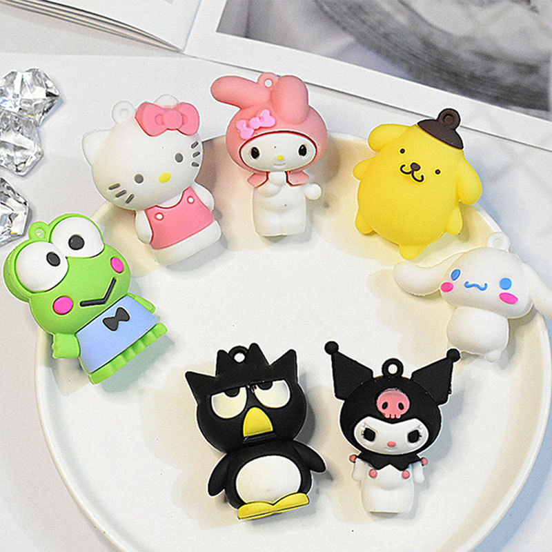Cartoon Kt Cat Melody Keychain Accessories Cute Cool Penguin Cinnamon Dog Kuromi Bag Pendant Trendy Toy Cartoon Kt Cat Melody Keychain Accessories Cute Cool Penguin Cinnamon Dog Kuromi Bag Pendant Trendy Toy