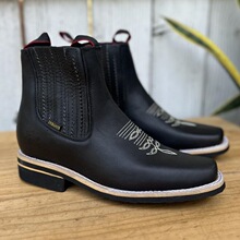E 52062 Embroidery Chelsea Boots �����ж���ѥ �羳����