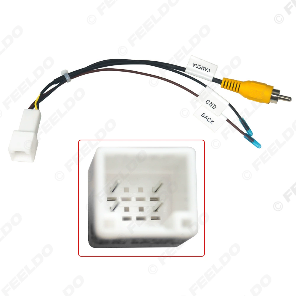 Подходит для нового автомобиля Toyota 8pin, реверсивная линия преобразования заднего вида, автомобильная 8pin, реверсивная линия, штекер заднего вида