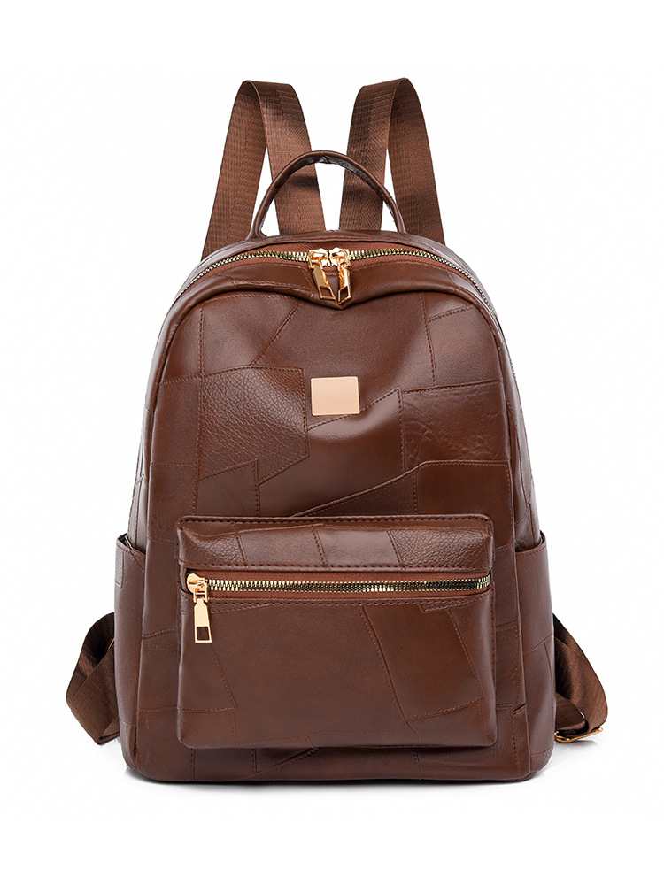 Mochila de gran capacidad para mujer 2024 nueva versión coreana de cuero suave ligero para mujer mochila de viaje de ocio de moda
