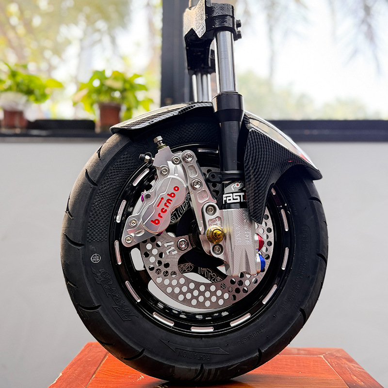Ninebot Q80C/Q85C/Q90 Inverted Shock-Absorbing Front Wheel Set, Front Set, Small Q Modified 30-Core Set