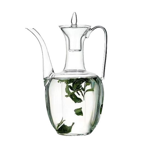 Imitation Song glass teapot, Princess teapot, tea brewing pot, antique-style teapot, high borosilicate transparent tea set, creative tea brewing pot