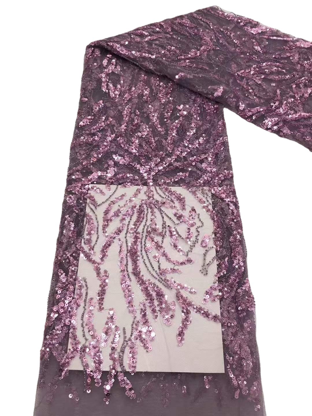 2022 nuevo lentejuelas bordado con cuentas tela gota de agua encaje bordado vestido de novia vestido de noche vestido de tela JX2799