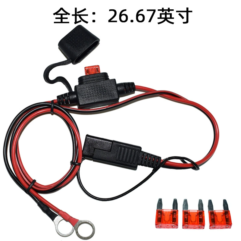 Мотоциклетный SAE поворот USB кабель адаптер пылезащитный USB зарядное устройство быстрый порт 2.1A для мобильного телефона GPS фабрика