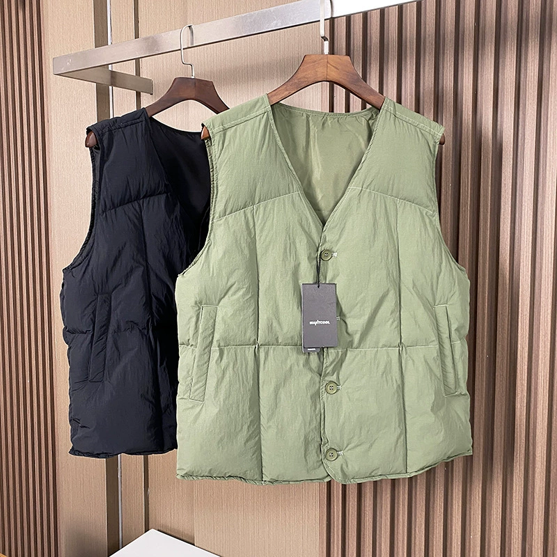 Жаркое соотношение цены и качества! Ветрозащитный и водонепроницаемый осенний и зимний толстый V-образный вырез для мужчин