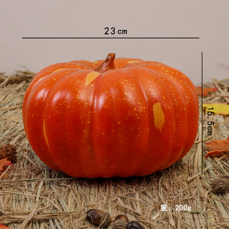 Simulación transfronteriza espuma calabaza modelo Halloween Acción de Gracias decoración de Navidad props disparo decoración de calabaza falsa image 48