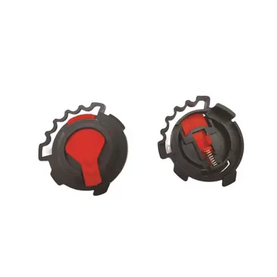 Motorcycle Electric Vehicle Helmet Accessories Lens Assembly Accessories Harley Mirror Holder Plastic Buckle Five-Speed Mirror Holder (Dəbilqə (Kaska) aksesuarları) - five-position-snap-on-mirror-holder