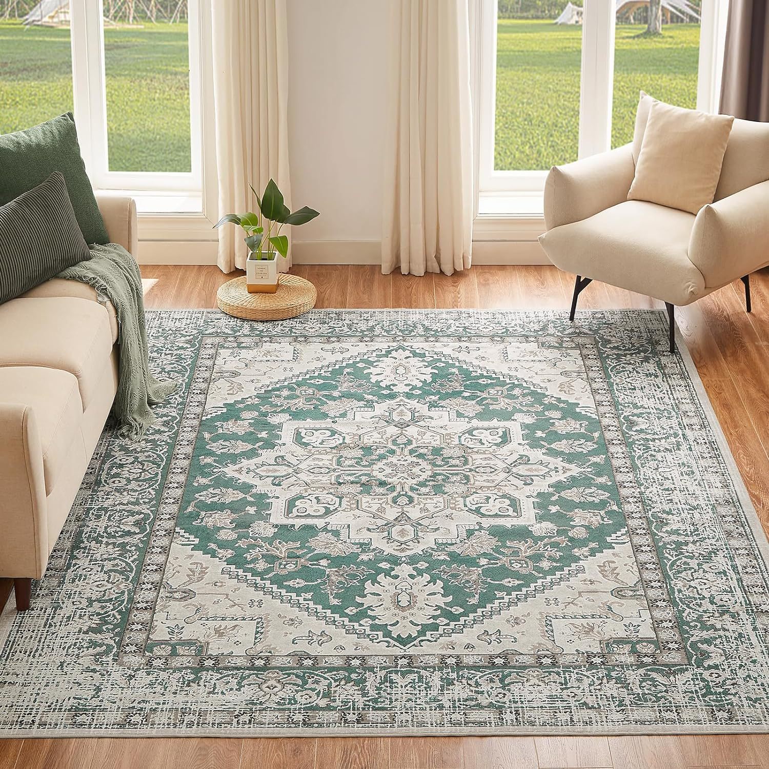 Böhmischer Teppich Für Wohnzimmer Schlafzimmer Und Terrasse_voghion.com