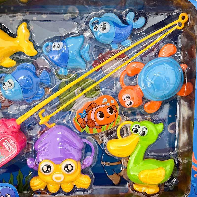 Juguetes de pesca piscina para niños pescar caña de pesca magnética para la pesca de niños y niñas juguetes regalos de agencia