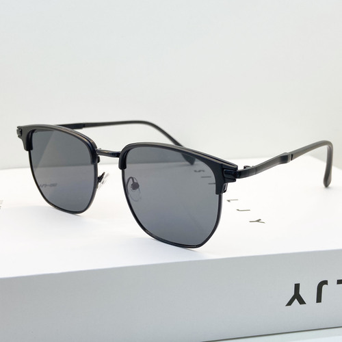 2025 Potato Mirror Same Style Elliptical Sunglasses for Women High Appearance Outdoors UV Protection Sunshades Cat-Eye Sunglasses