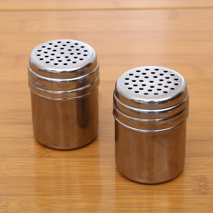 两元店厨房调料罐不锈钢胡椒粉调料瓶牙签瓶 野炊调料瓶烧烤调料