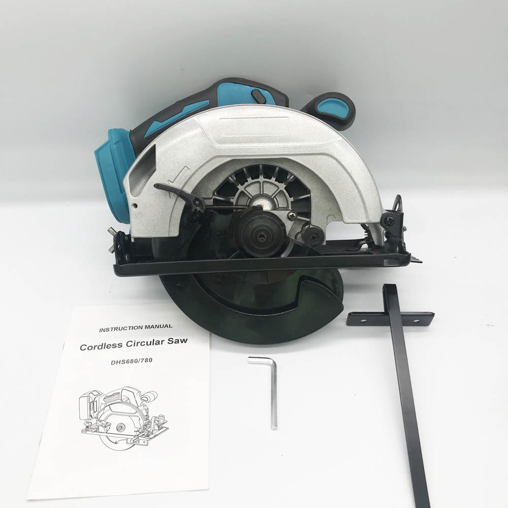 Sierra de mesa estilo Makita de 7 pulgadas, máquina para cortar piedra, sierra circular inalámbrica con batería de litio, sierra circular eléctrica portátil