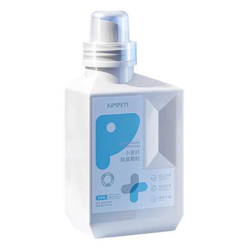 Las partículas de desodorante de bicarbonato de sodio para mascotas no son fáciles de pegar en la parte inferior y bloquear el desodorante mantener seca la arena para gatos al por mayor transfronteriza especial