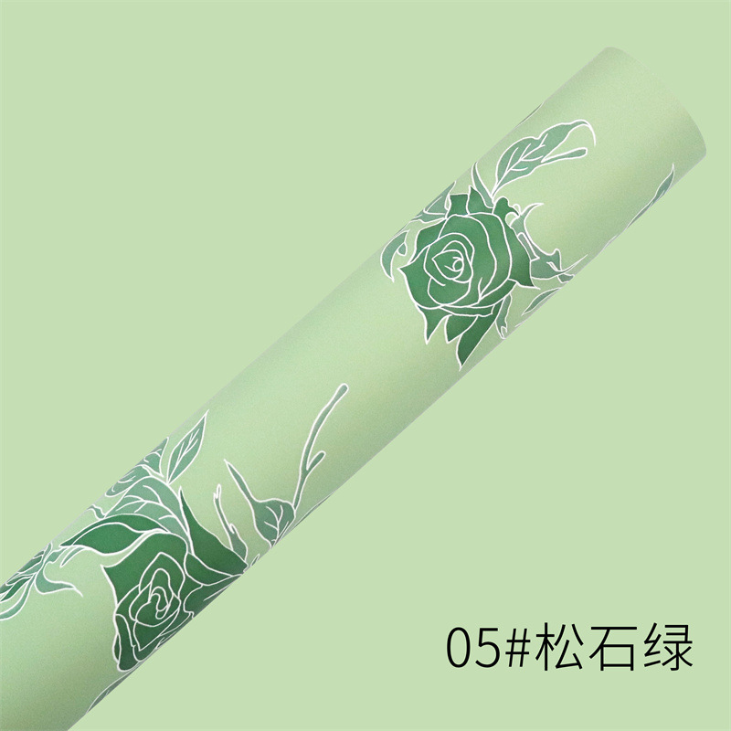 Flor fiesta fábrica al por mayor nuevos productos papilla de flores lipa oro flor florista sensación de alto nivel de paquete de flores envoltura de papel