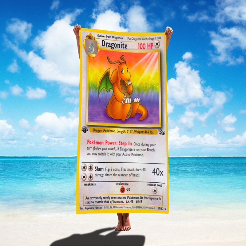 Hot-Selling Pikachu Cartoon Bath Towel Square Beach Towel Microfiber Quick-Dry Printed Towel Hot-Selling Pikachu Cartoon Bath Towel Square Beach Towel Microfiber Quick-Dry Printed Towel