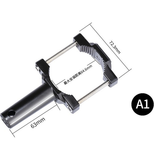 TDGO Motorcycle Headlight Mount Bracket Electric Bike Aluminum Alloy Handlebar Mount E-bike Battery Holder