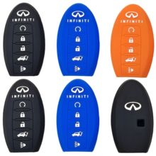 适用英菲尼迪新款钥匙包汽车G25 FX35 FX37 EX25 QX56硅胶钥匙套