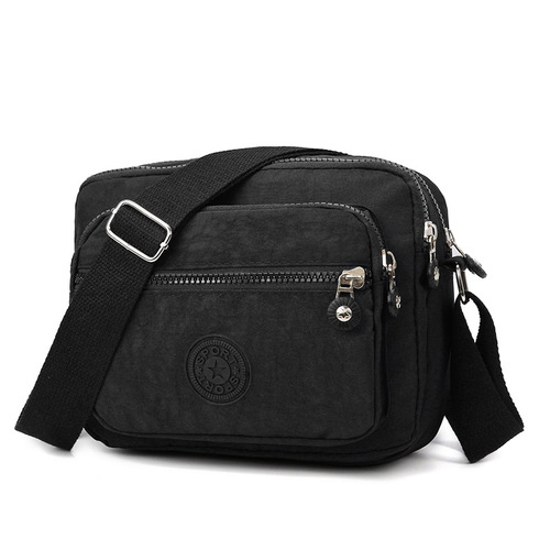 New Oxford Cloth Single-Shoulder Women's Bag Large Capacity Simple Water-Proof Crossbody Bag Lightweight Casual Wide Shoulder Strap Small Square Bag