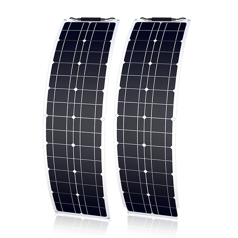 Panel solar transfronterizo 100W18V conjunto de controlador para baterías de automóviles, yates, RV camping