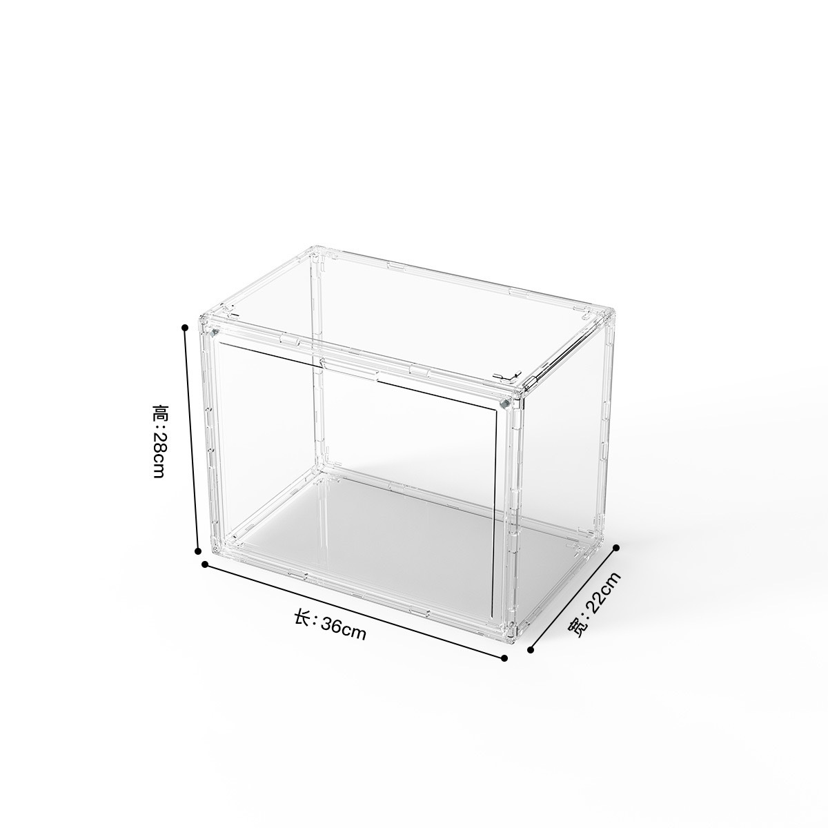 PET 투명 가방 상자 1500G